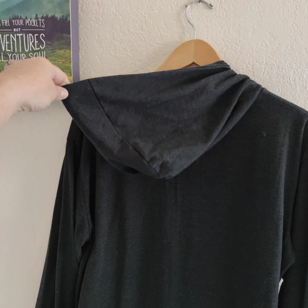 Cotton On 💙 Full Zip Gray Hoodie Pockets Shirt
